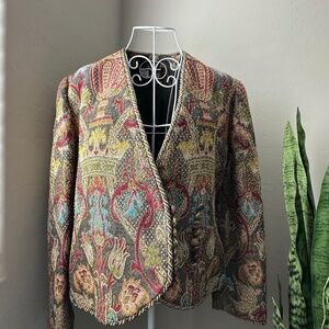 Anne Klein embroidered jacket